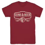 Guns & Beer  Unisex Tee Cardinal