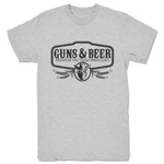 Guns & Beer  Unisex Tee Heather Grey
