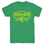 Guns & Beer  Unisex Tee Kelly Green