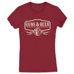 Guns & Beer  Women's Tee Cardinal