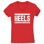 HEELS  Women's V-Neck Red