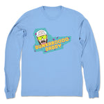 HOT ROD DADDY ANDY  Unisex Long Sleeve Baby Blue