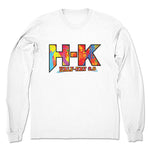 Half-Kay  Unisex Long Sleeve White