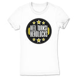 Heel Turns & Headlocks  Women's Tee White