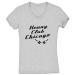 Henny Club  Women's V-Neck Heather Grey