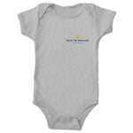 Hold the Applause Podcast  Infant Onesie Heather Grey