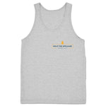 Hold the Applause Podcast  Unisex Tank Heather Grey