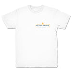 Hold the Applause Podcast  Youth Tee White