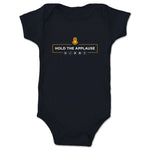 Hold the Applause Podcast  Infant Onesie Navy