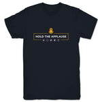 Hold the Applause Podcast  Unisex Tee Navy