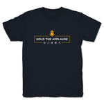 Hold the Applause Podcast  Youth Tee Navy