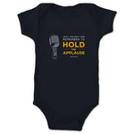 Hold the Applause Podcast  Infant Onesie Navy