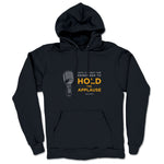 Hold the Applause Podcast  Midweight Pullover Hoodie Navy