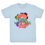 How2Wrestling  Youth Tee Light Blue
