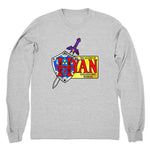 Hyan  Unisex Long Sleeve Heather Grey