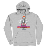 IQWrestler Highlights  Midweight Pullover Hoodie Heather Grey