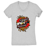 In the Marbles  Women's V-Neck Heather Grey
