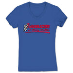 In the Marbles  Women's V-Neck Royal Blue