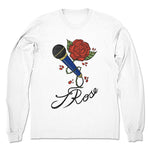 J-Rose  Unisex Long Sleeve White