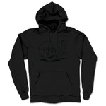 JZ Designs  Midweight Pullover Hoodie Black (w/ Black Print)