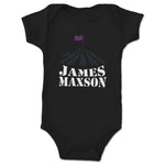 James Maxson  Infant Onesie Black