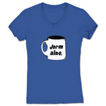 Jermaine  Women's V-Neck Royal Blue