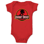 Johnny Proof  Infant Onesie Red
