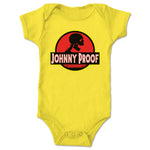 Johnny Proof  Infant Onesie Yellow