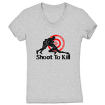 Jordan Blade  Women's V-Neck Heather Grey