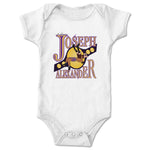 Joseph Alexander  Infant Onesie White