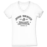 Josh Briggs  Women's V-Neck White