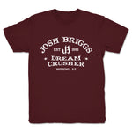 Josh Briggs  Youth Tee Maroon