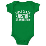 Justin Grandberry  Infant Onesie Kelly Green