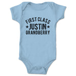 Justin Grandberry  Infant Onesie Light Blue