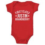 Justin Grandberry  Infant Onesie Red