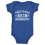 Justin Grandberry  Infant Onesie Royal Blue