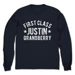 Justin Grandberry  Unisex Long Sleeve Navy