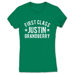 Justin Grandberry  Women's Tee Kelly Green