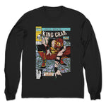 KING CRAB  Unisex Long Sleeve Black