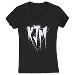 KJ Mack  Women's V-Neck Black