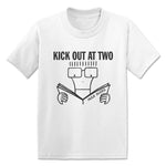 Kick Out at Two  Toddler Tee White