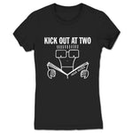 Kick Out at Two  Women's Tee Black