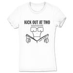 Kick Out at Two  Women's Tee White