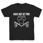 Kick Out at Two  Youth Tee Black