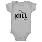 KiiLL Shot Records  Infant Onesie Heather Grey