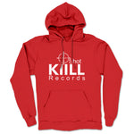 KiiLL Shot Records  Midweight Pullover Hoodie Red