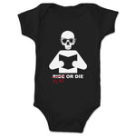 Leonard Literacy  Infant Onesie Black