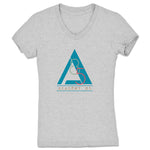 Marathon Man  Women's V-Neck Heather Grey