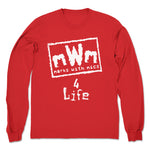 Marks with Mics  Unisex Long Sleeve Red