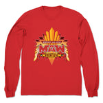 Midwest All-Star Wrestling  Unisex Long Sleeve Red